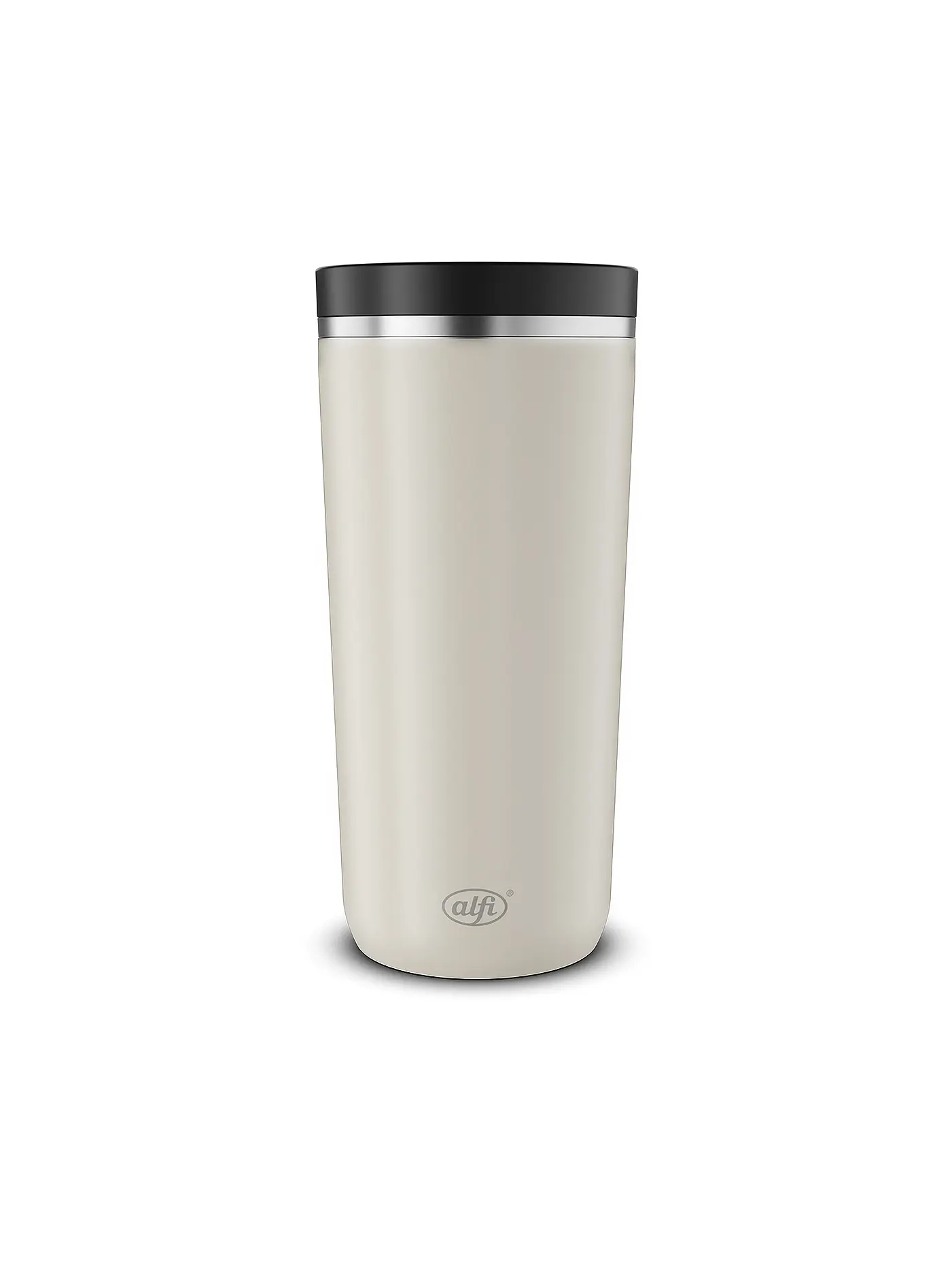 ALFI | Coffee to go-Becher 0,38l MUG PRO Matt Schwarz | beige